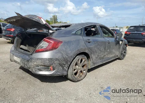 2020 Honda Civic Sport из США, поврежденный, VIN 2HGFC2F8XLH582524